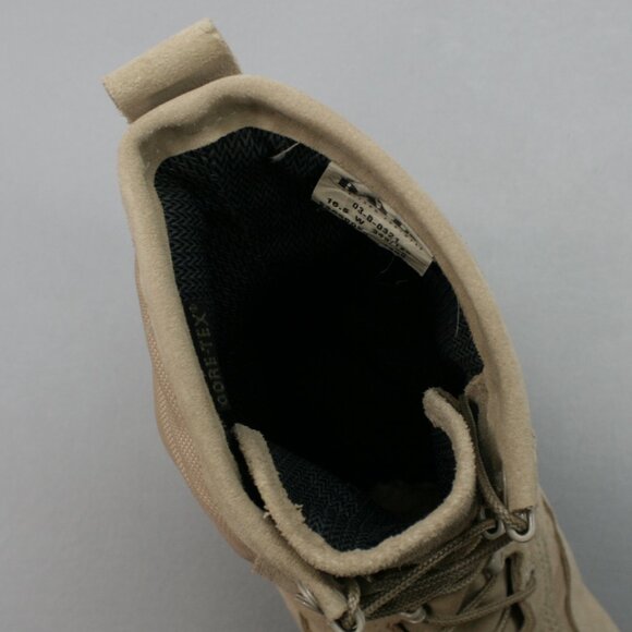 Bates Mens 16.5 W Wide Desert Tan Suede Gore-Tex Military Combat Boots 03-D-0321 - Picture 7 of 12